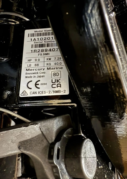 Лодочный мотор Mercury 9.9MH 169CC Light